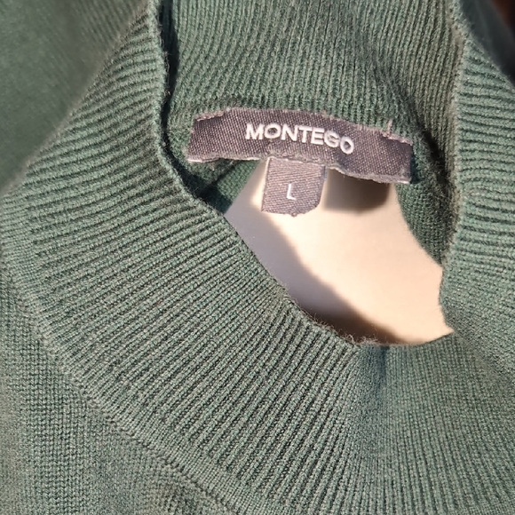 Green Women's Sweater - Picture 4 of 4